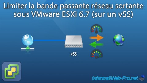 VMware ESXi 6.7 - Limiter la bande passante sortante