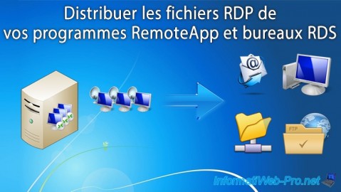 WS 2012 / 2012 R2 / 2016 - RDS - Distribuer les fichiers RDP des RemoteApp