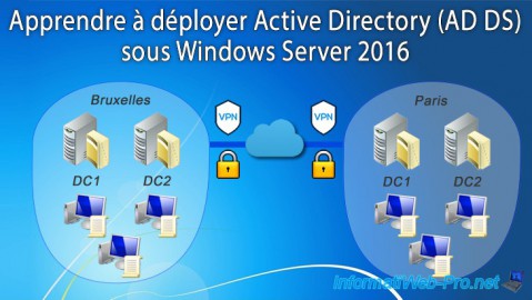 Apprendre à déployer Active Directory (AD DS) sous WS 2016