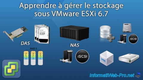 Apprendre à gérer le stockage sous VMware ESXi 6.7