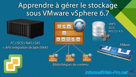 Apprendre à gérer le stockage sous VMware vSphere 6.7