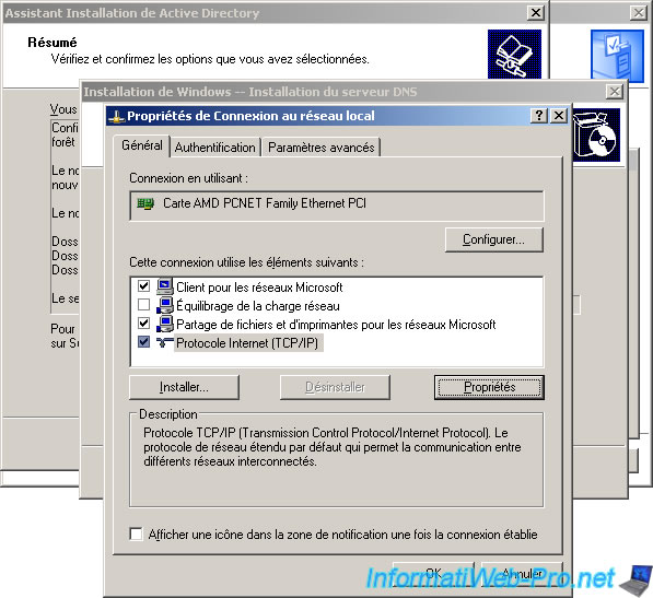 install active directory in windows 2003 server