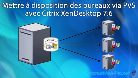 Citrix XenDesktop 7.6 - Mettre à disposition des bureaux via PVS