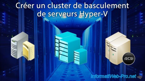 Créer un cluster de basculement de serveurs Hyper-V sous WS 2012 R2 ou WS 2016