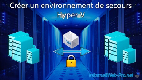 Hyper-V (WS 2012 R2 / WS 2016) - Environnement de secours (DR) grâce au cluster Hyper-V