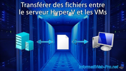 Hyper-V (WS 2012 R2 / WS 2016) - Transférer des fichiers entre le serveur et les VMs