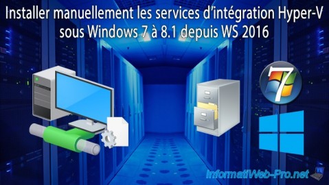 Hyper-V (WS 2016) - Installer manuellement les services d'intégration