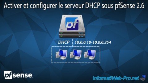 Activer et configurer le serveur DHCP sous pfSense 2.6