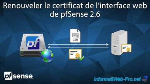 Renouveler le certificat de l'interface web de pfSense 2.6