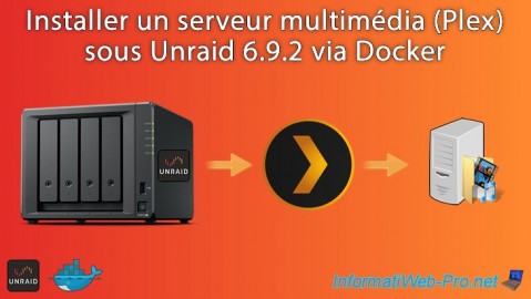 Installer un serveur multimédia (Plex) sous Unraid 6.9.2 via Docker