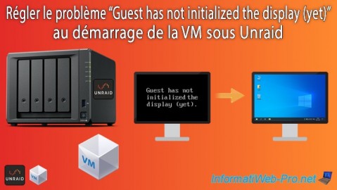 Unraid 6.9.2 - VMs - Guest not initialized display (solution)