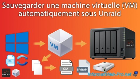 Unraid 6.9.2 - VMs - Sauvegarder une VM automatiquement