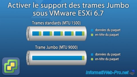 Activer le support des trames Jumbo sous VMware ESXi 6.7