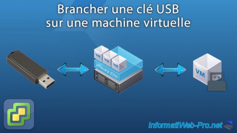 Brancher une clé USB sur une machine virtuelle VMware ESXi 6.7