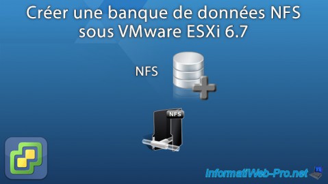 Créer une banque de données NFS sous VMware ESXi 6.7