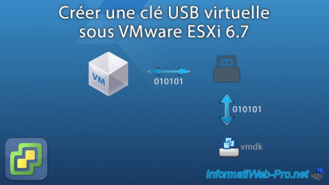 Créer une clé USB virtuelle sous VMware ESXi 6.7