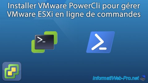 VMware ESXi 6.7 - Installer VMware PowerCli (avec ou sans Internet)