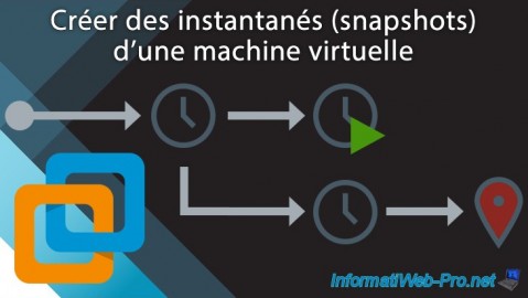 Créer des instantanés (snapshots) d'une machine virtuelle VMware Workstation 16 ou 15 pour restaurer son état rapidement
