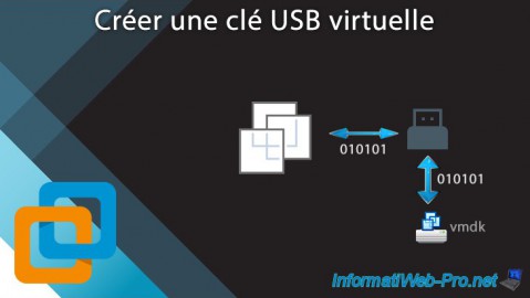 Créer une clé USB virtuelle avec VMware Workstation 16 ou 15