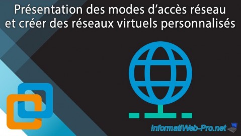 Présentation des modes d'accès réseau et créer des réseaux virtuels personnalisés avec VMware Workstation 16 ou 15