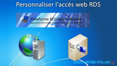 WS 2012 / 2012 R2 / 2016 - RDS - Personnaliser l'accès web RDS