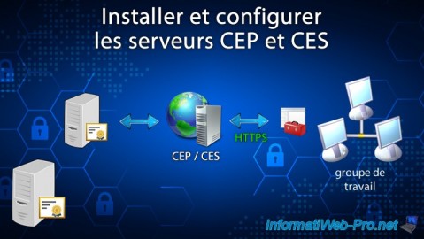 Installer et configurer les serveurs CEP et CES pour les demandes de certificats depuis un groupe de travail sous Windows Server 2016