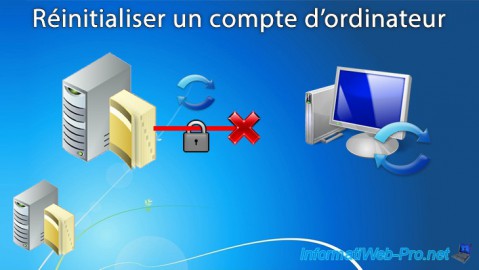 Réinitialiser un compte d'ordinateur dans une infrastructure Active Directory sous Windows Server 2016