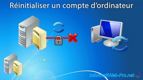 WS 2016 - AD DS - Réinitialiser un compte d'ordinateur