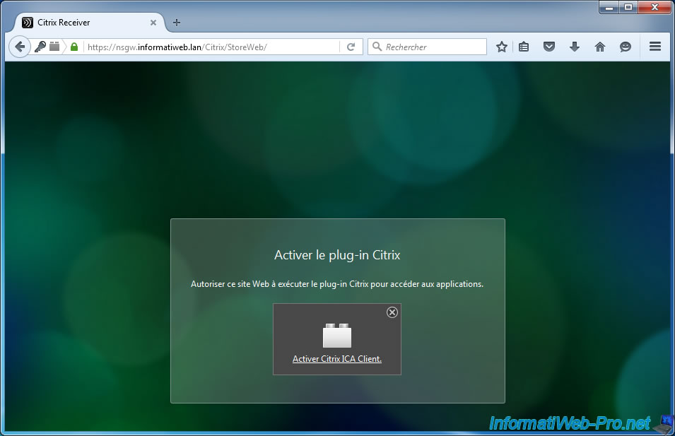 activate citrix plugin firefox