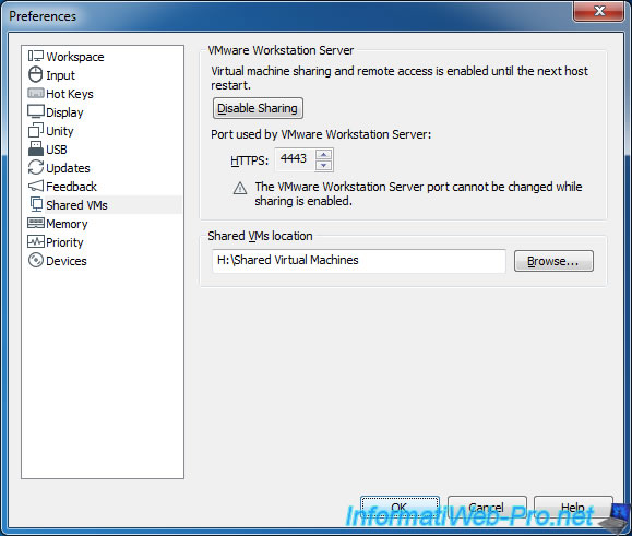 vmware workstation shared folder vmware workstation shared folder