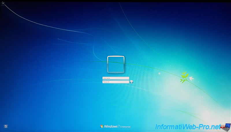 windows 7 enterprise login screen